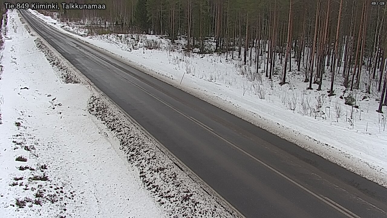 Kelikamerat Kuva Tie 849 Kiiminki, Talkkunamaa, Oulu, Pohjois-Pohjanmaa