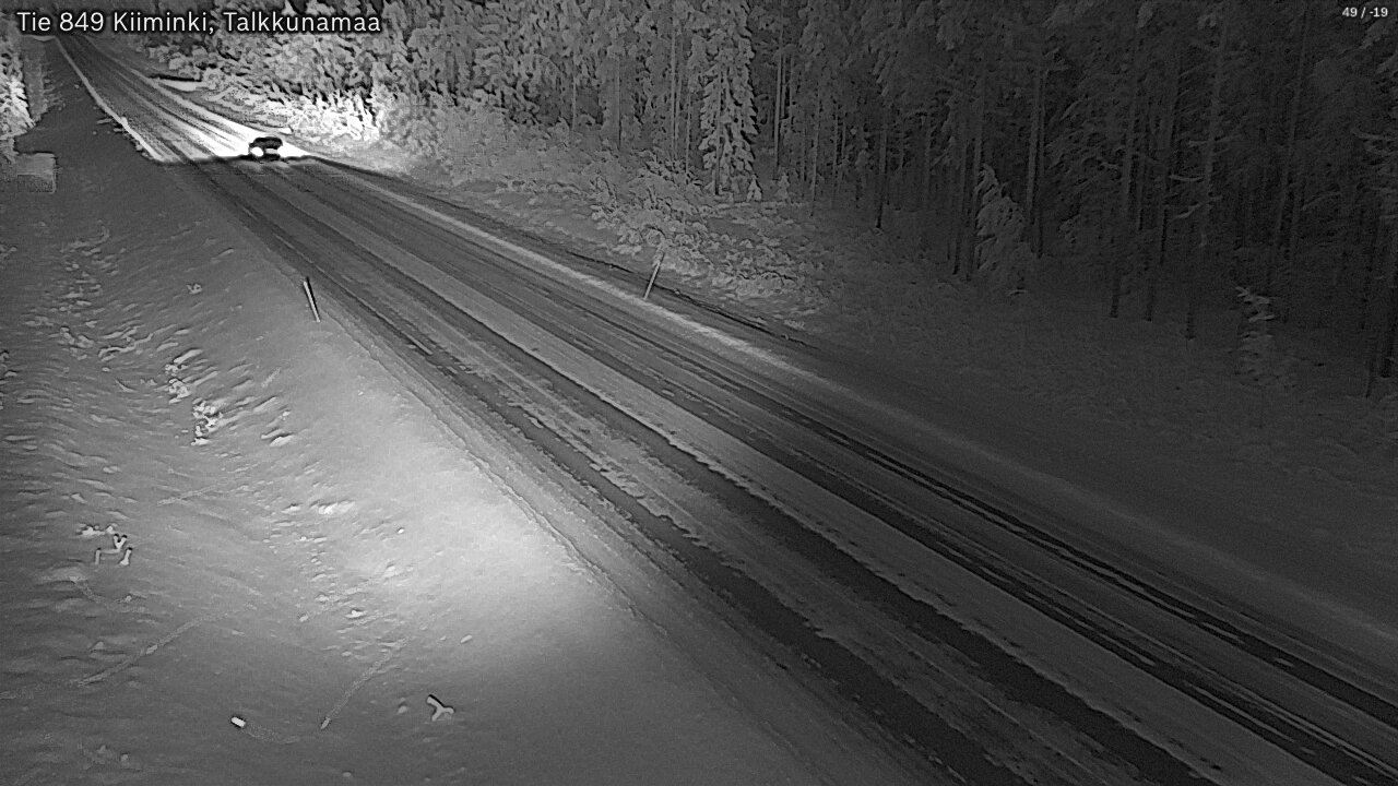Weather Camera Image Road 849 Kiiminki, Talkkunamaa, Oulu, Pohjois-Pohjanmaa