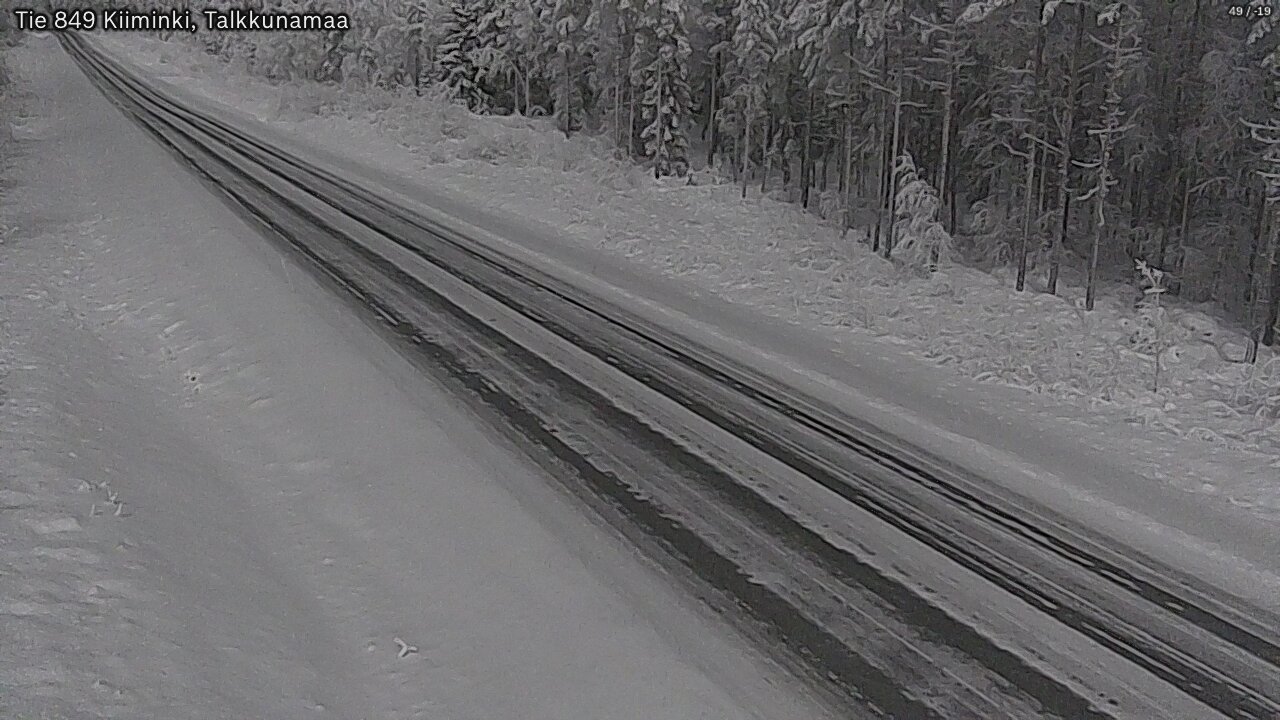 Kelikamerat Kuva Tie 849 Kiiminki, Talkkunamaa, Oulu, Pohjois-Pohjanmaa