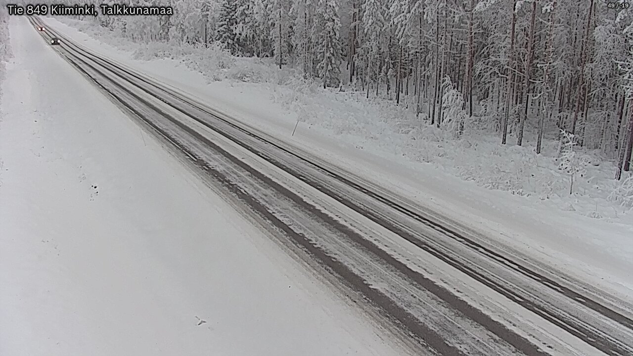Kelikamerat Kuva Tie 849 Kiiminki, Talkkunamaa, Oulu, Pohjois-Pohjanmaa