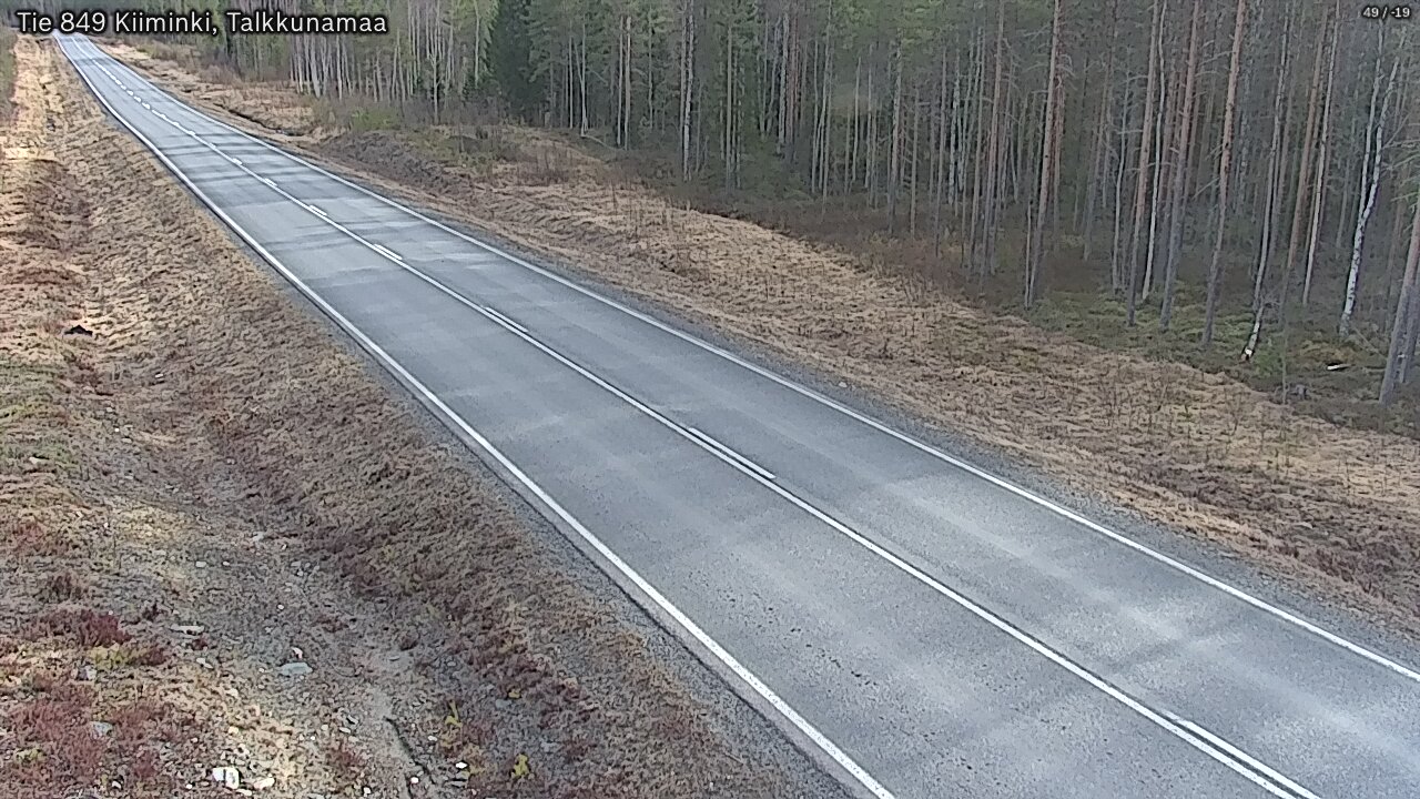 Kelikamerat Kuva Tie 849 Kiiminki, Talkkunamaa, Oulu, Pohjois-Pohjanmaa