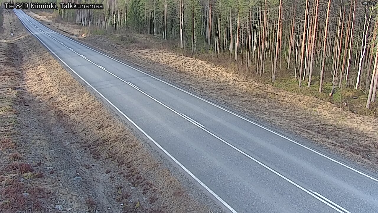 Kelikamerat Kuva Tie 849 Kiiminki, Talkkunamaa, Oulu, Pohjois-Pohjanmaa