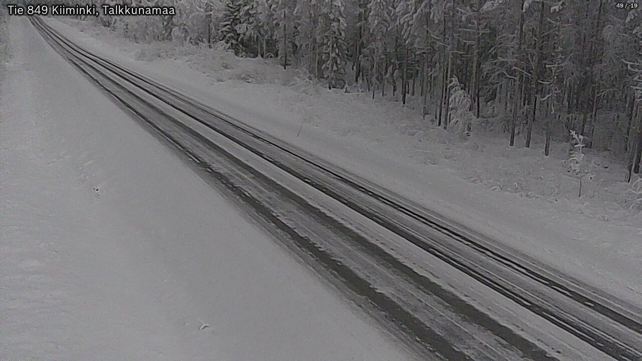 Kelikamerat Kuva Tie 849 Kiiminki, Talkkunamaa, Oulu, Pohjois-Pohjanmaa