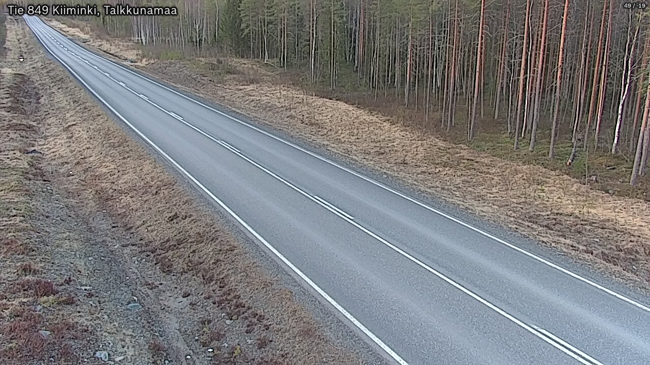 Kelikamerat Kuva Tie 849 Kiiminki, Talkkunamaa, Oulu, Pohjois-Pohjanmaa