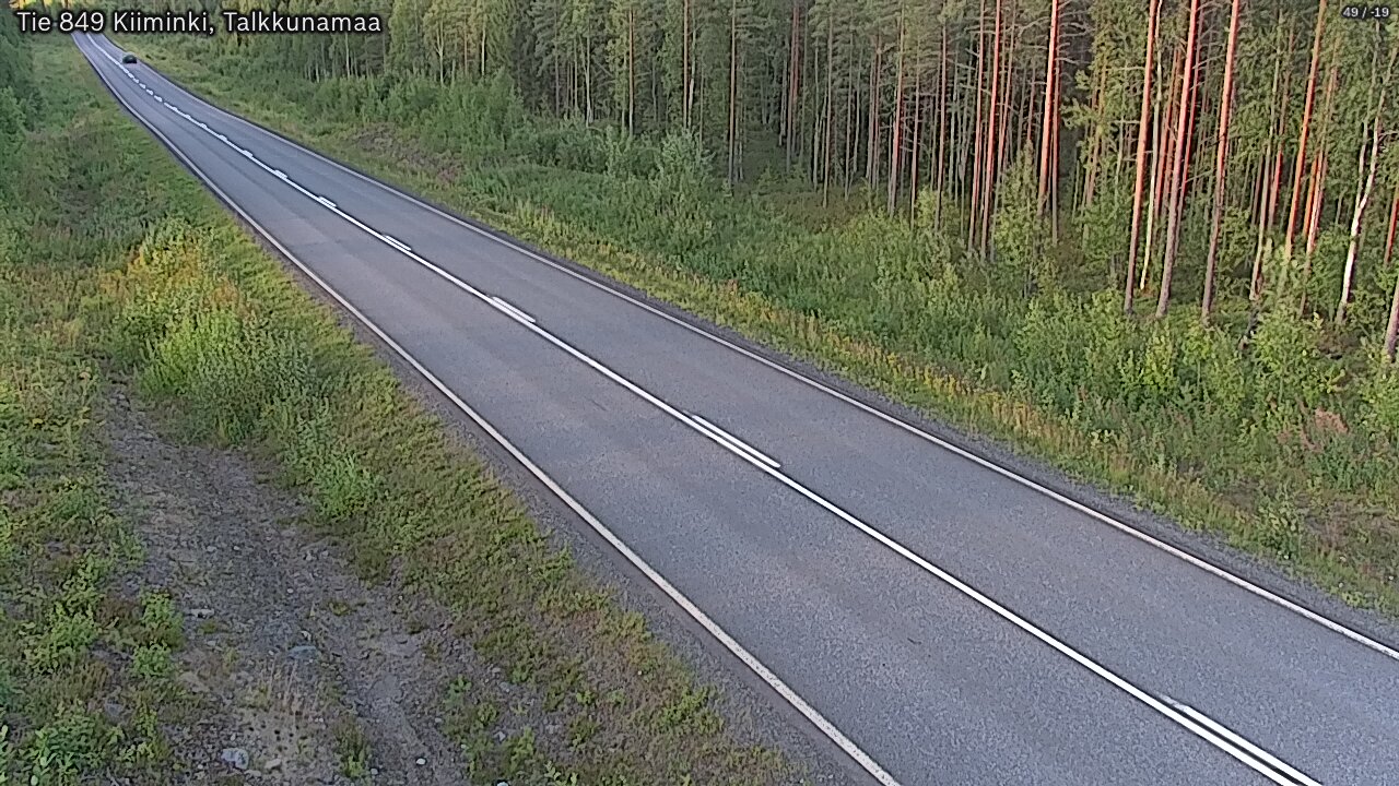 Weather Camera Image Road 849 Kiiminki, Talkkunamaa, Oulu, Pohjois-Pohjanmaa