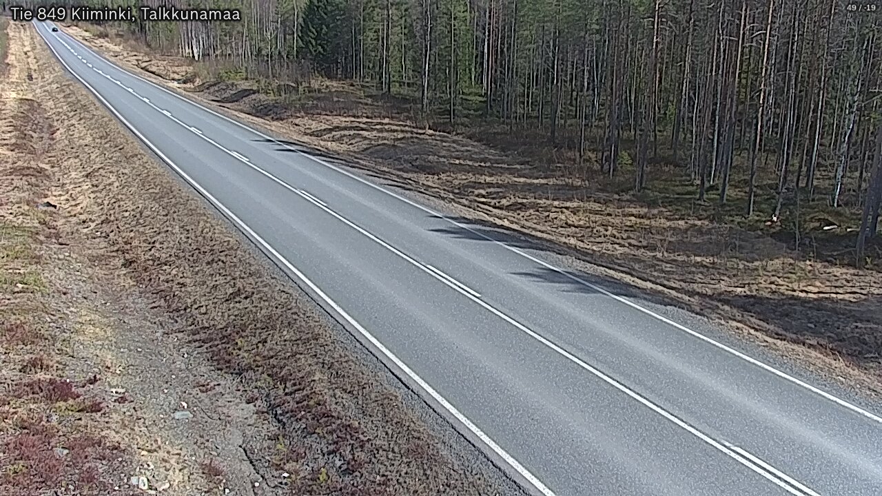 Kelikamerat Kuva Tie 849 Kiiminki, Talkkunamaa, Oulu, Pohjois-Pohjanmaa