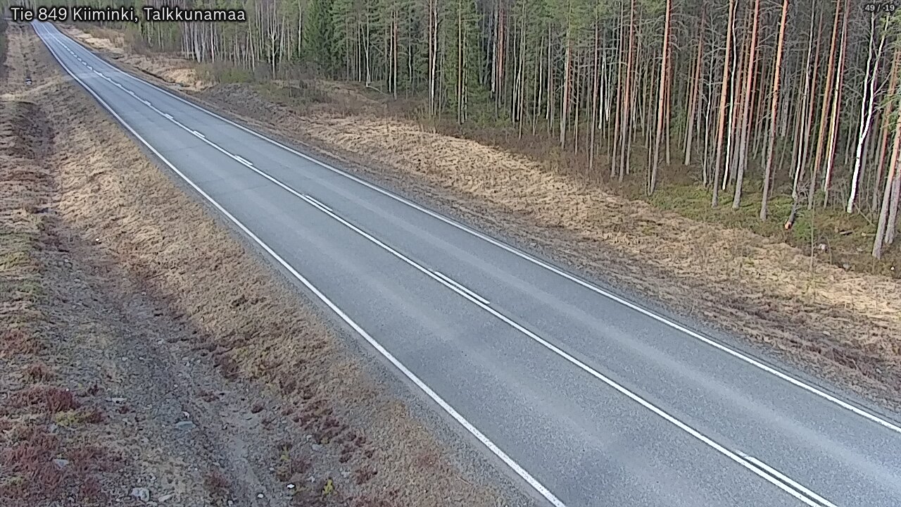 Kelikamerat Kuva Tie 849 Kiiminki, Talkkunamaa, Oulu, Pohjois-Pohjanmaa