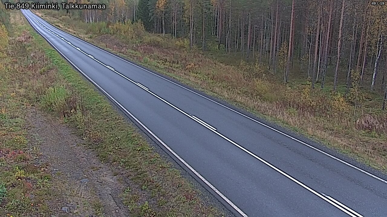 Kelikamerat Kuva Tie 849 Kiiminki, Talkkunamaa, Oulu, Pohjois-Pohjanmaa