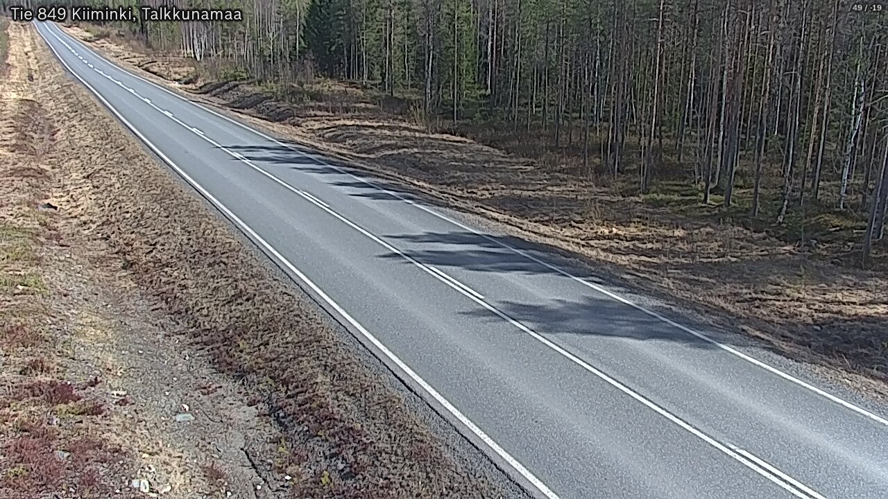 Kelikamerat Kuva Tie 849 Kiiminki, Talkkunamaa, Oulu, Pohjois-Pohjanmaa