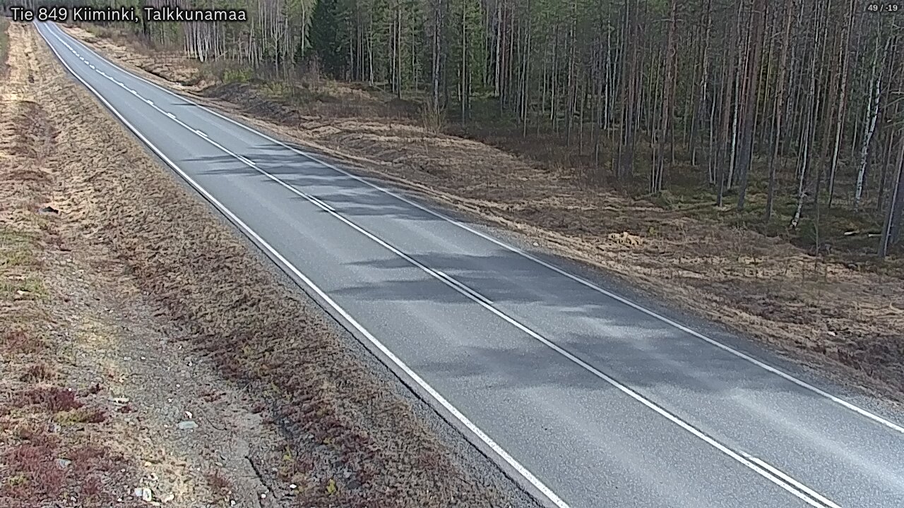 Kelikamerat Kuva Tie 849 Kiiminki, Talkkunamaa, Oulu, Pohjois-Pohjanmaa