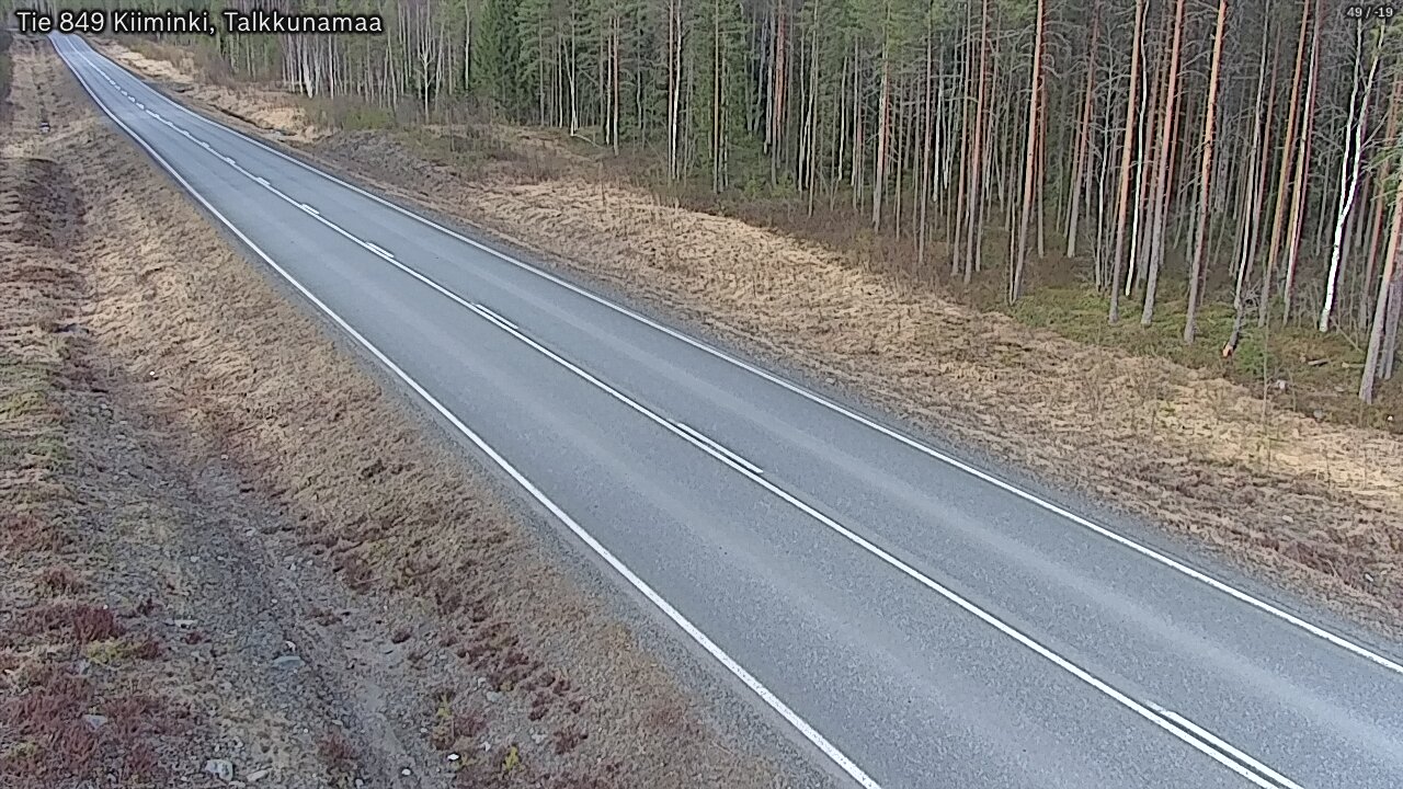 Kelikamerat Kuva Tie 849 Kiiminki, Talkkunamaa, Oulu, Pohjois-Pohjanmaa