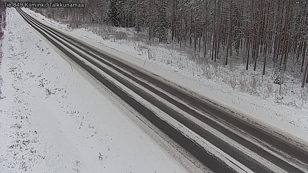 Kelikamerat Kuva Tie 849 Kiiminki, Talkkunamaa, Oulu, Pohjois-Pohjanmaa