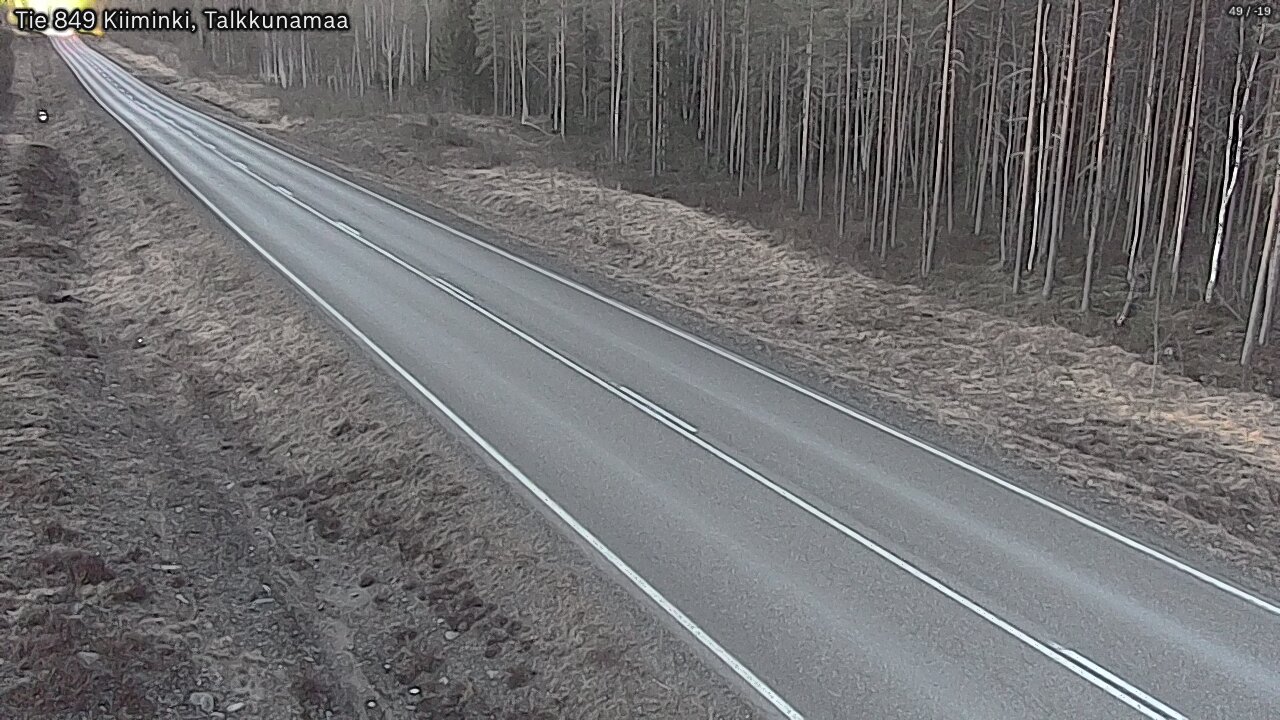 Kelikamerat Kuva Tie 849 Kiiminki, Talkkunamaa, Oulu, Pohjois-Pohjanmaa
