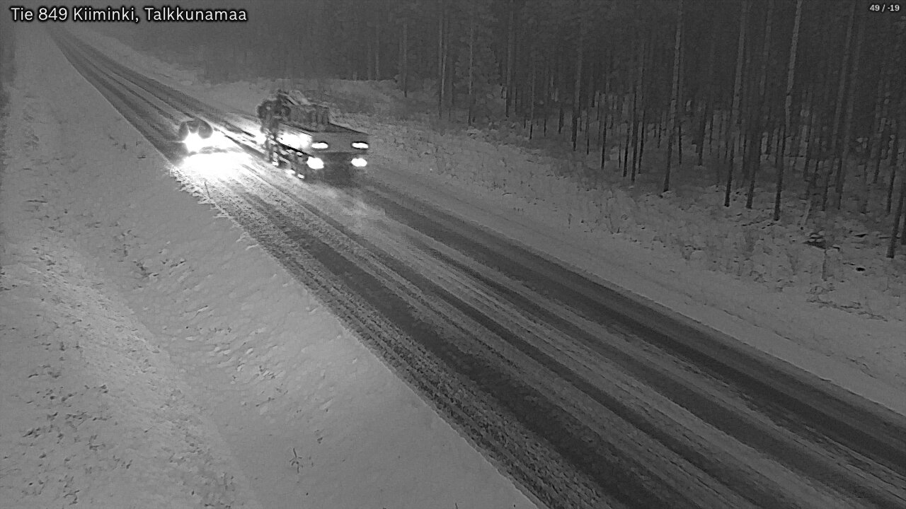Weather Camera Image Road 849 Kiiminki, Talkkunamaa, Oulu, Pohjois-Pohjanmaa