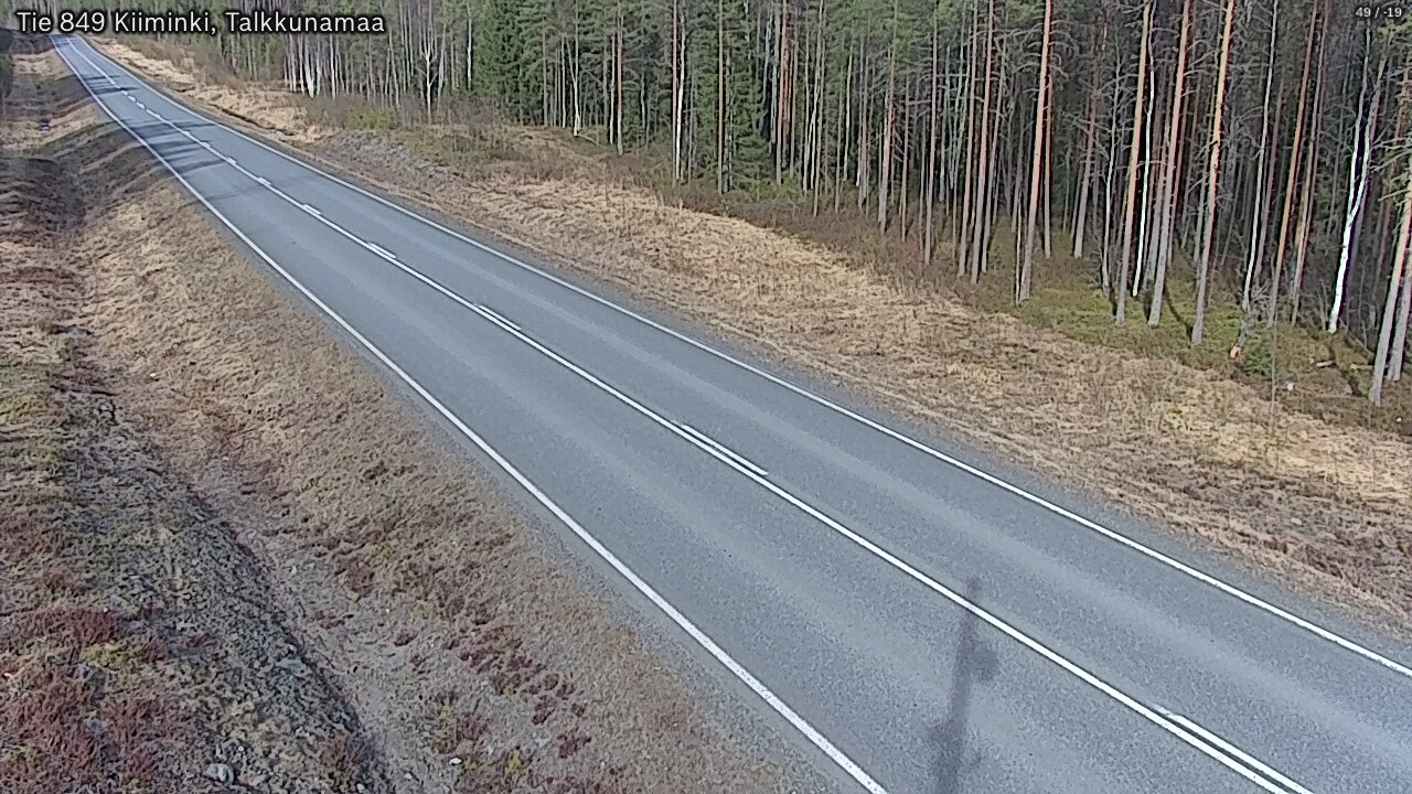 Kelikamerat Kuva Tie 849 Kiiminki, Talkkunamaa, Oulu, Pohjois-Pohjanmaa