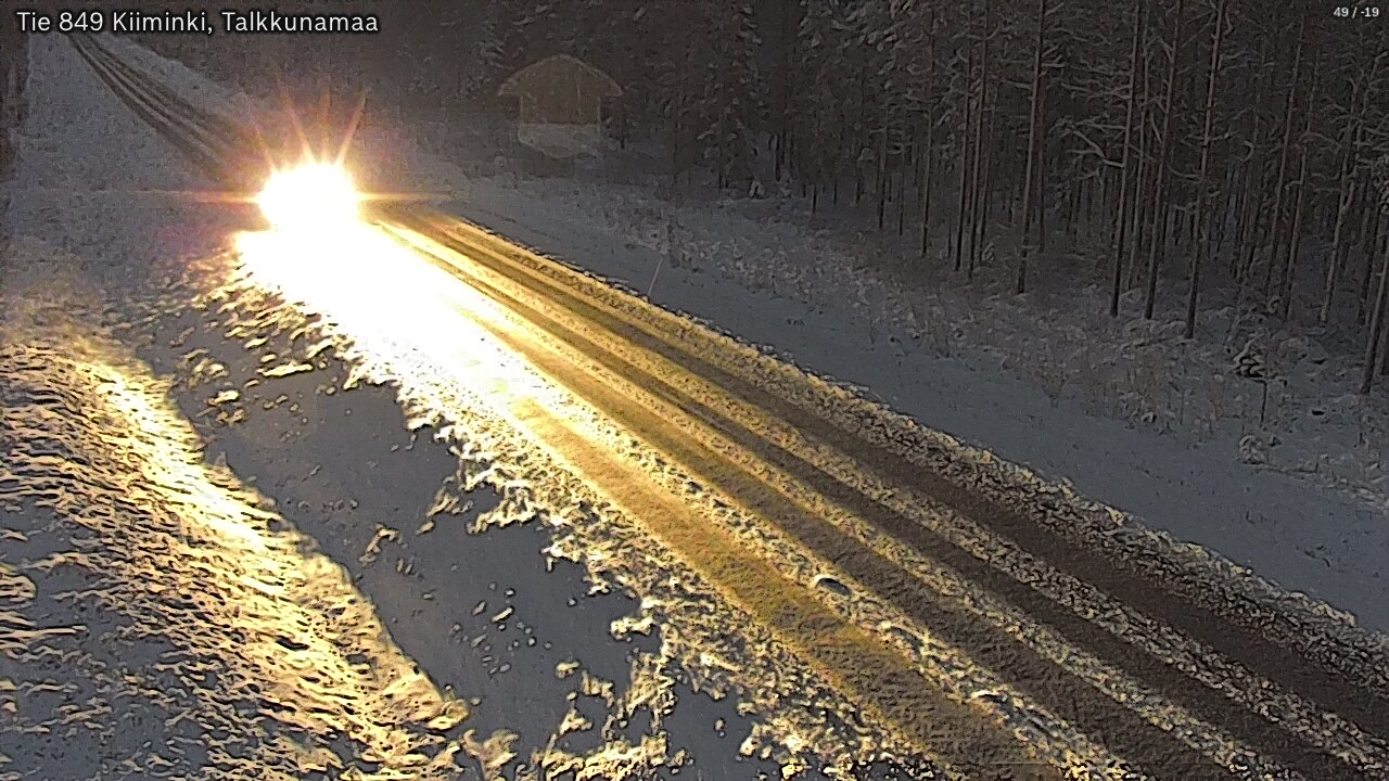 Kelikamerat Kuva Tie 849 Kiiminki, Talkkunamaa, Oulu, Pohjois-Pohjanmaa