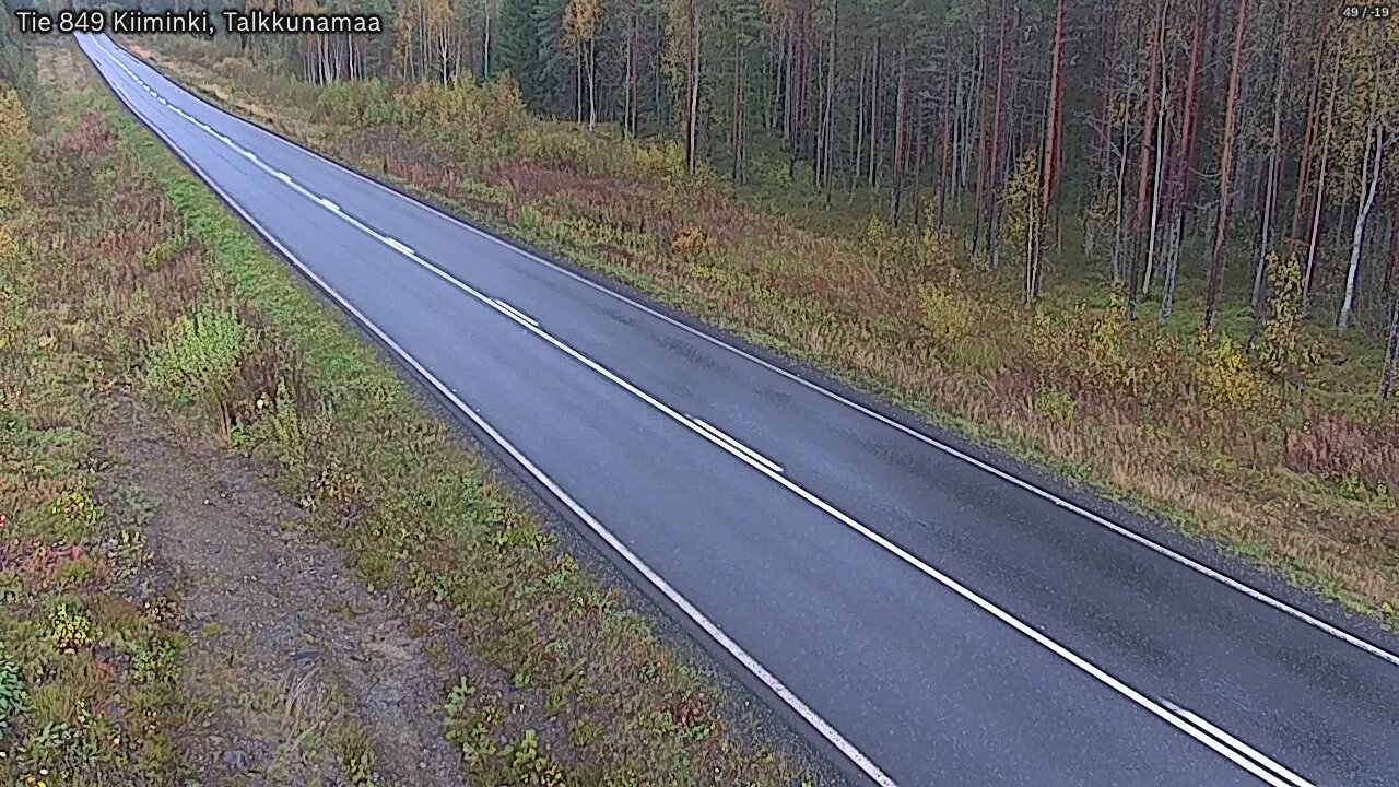 Kelikamerat Kuva Tie 849 Kiiminki, Talkkunamaa, Oulu, Pohjois-Pohjanmaa