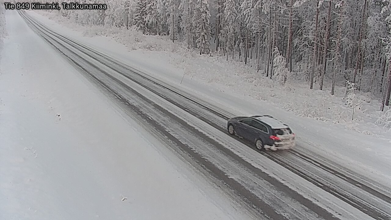 Weather Camera Image Road 849 Kiiminki, Talkkunamaa, Oulu, Pohjois-Pohjanmaa