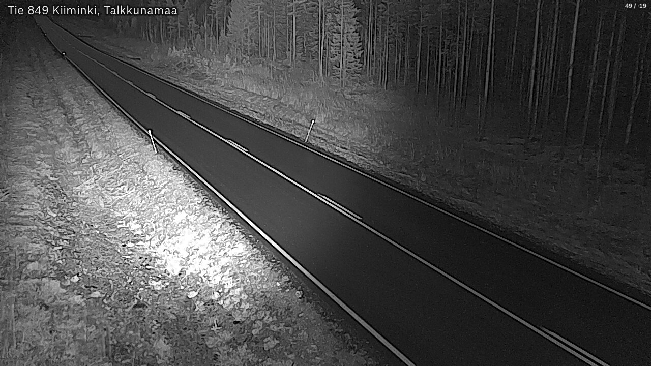 Kelikamerat Kuva Tie 849 Kiiminki, Talkkunamaa, Oulu, Pohjois-Pohjanmaa