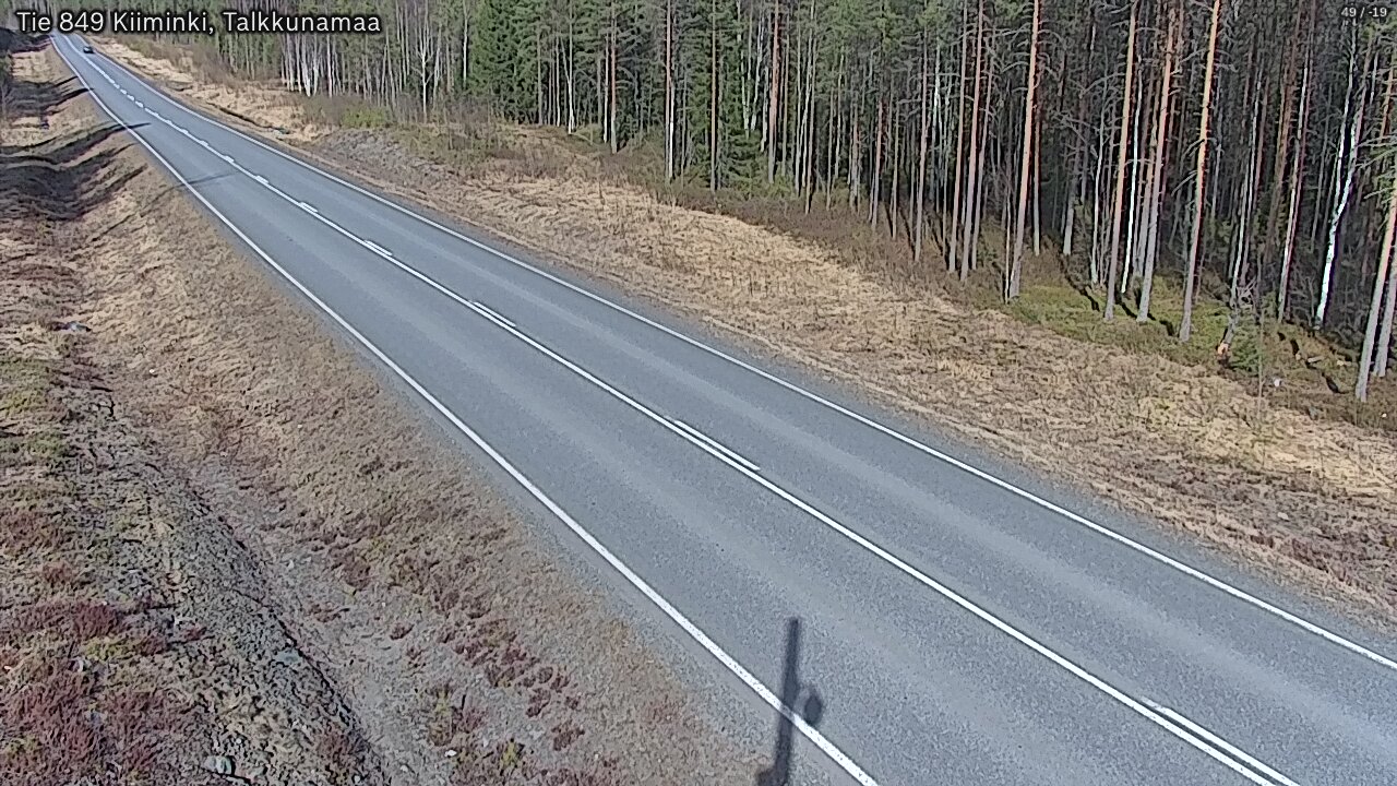 Kelikamerat Kuva Tie 849 Kiiminki, Talkkunamaa, Oulu, Pohjois-Pohjanmaa