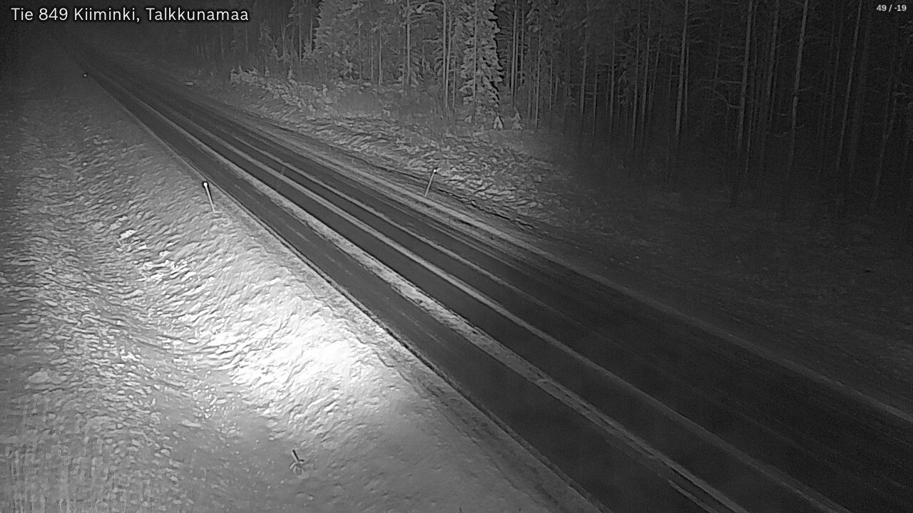 Kelikamerat Kuva Tie 849 Kiiminki, Talkkunamaa, Oulu, Pohjois-Pohjanmaa