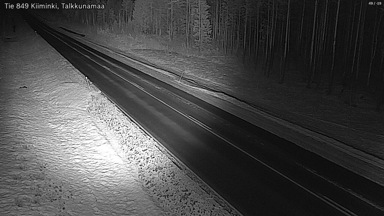 Kelikamerat Kuva Tie 849 Kiiminki, Talkkunamaa, Oulu, Pohjois-Pohjanmaa