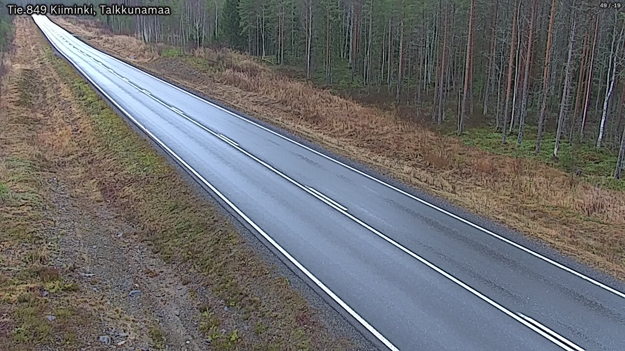 Kelikamerat Kuva Tie 849 Kiiminki, Talkkunamaa, Oulu, Pohjois-Pohjanmaa