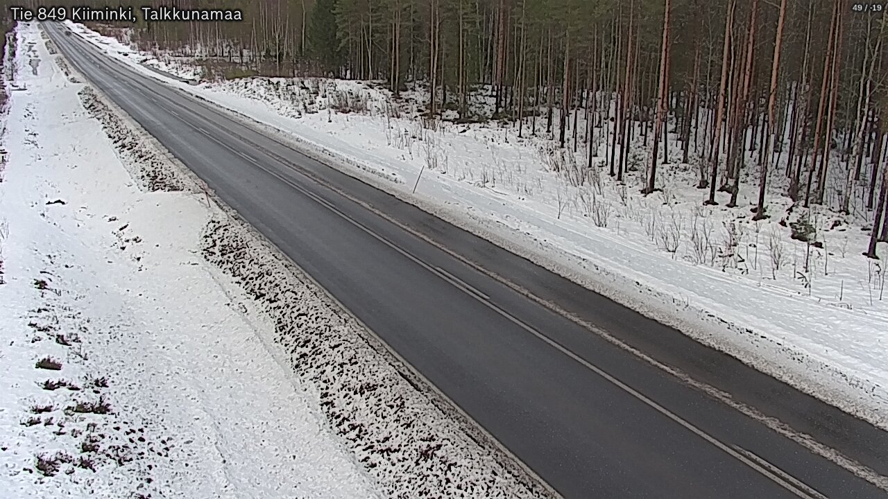 Kelikamerat Kuva Tie 849 Kiiminki, Talkkunamaa, Oulu, Pohjois-Pohjanmaa