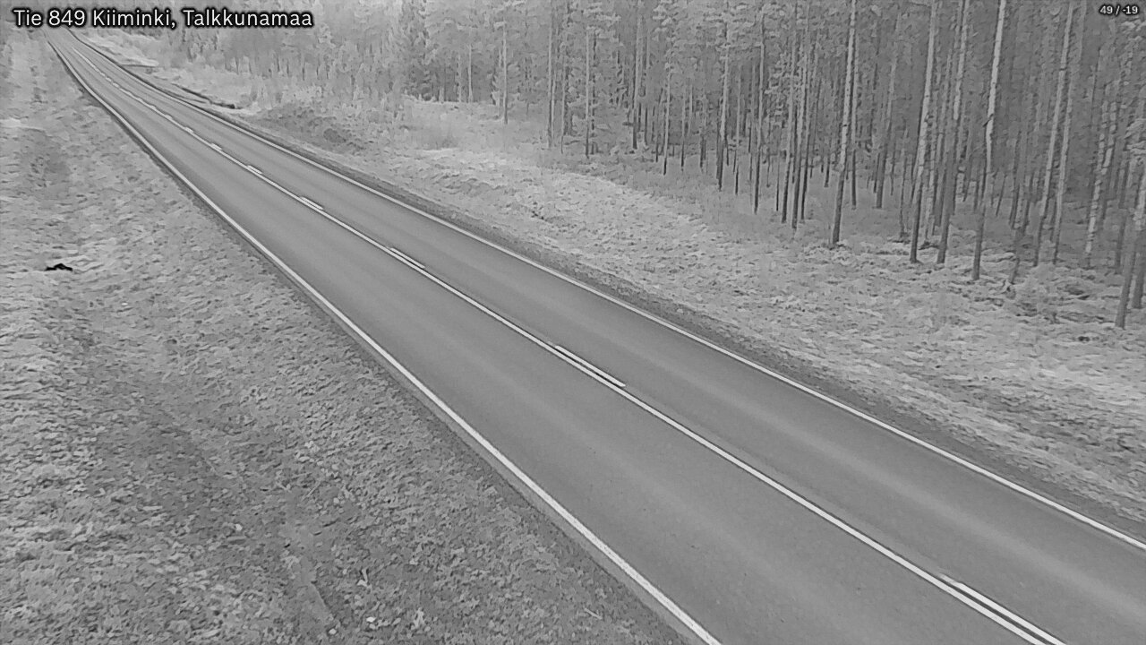 Kelikamerat Kuva Tie 849 Kiiminki, Talkkunamaa, Oulu, Pohjois-Pohjanmaa
