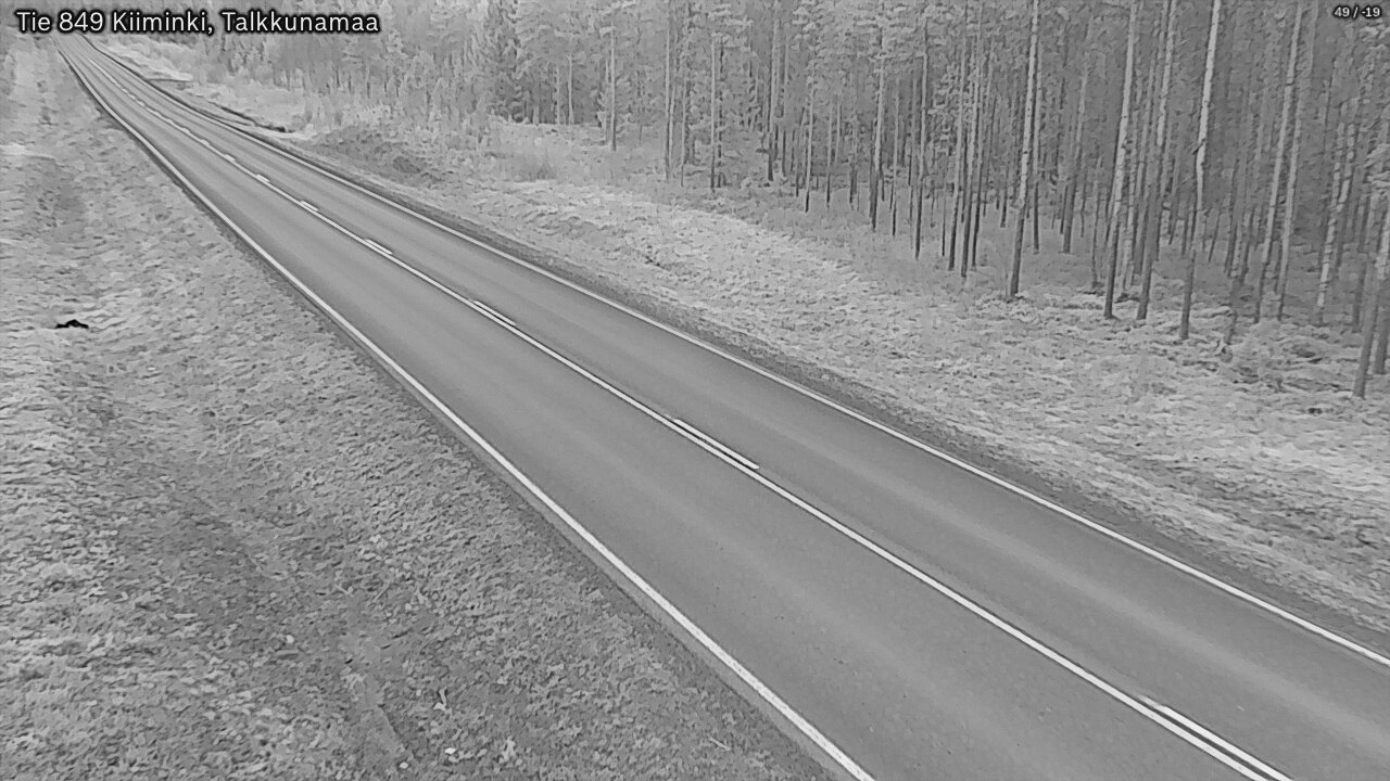 Kelikamerat Kuva Tie 849 Kiiminki, Talkkunamaa, Oulu, Pohjois-Pohjanmaa