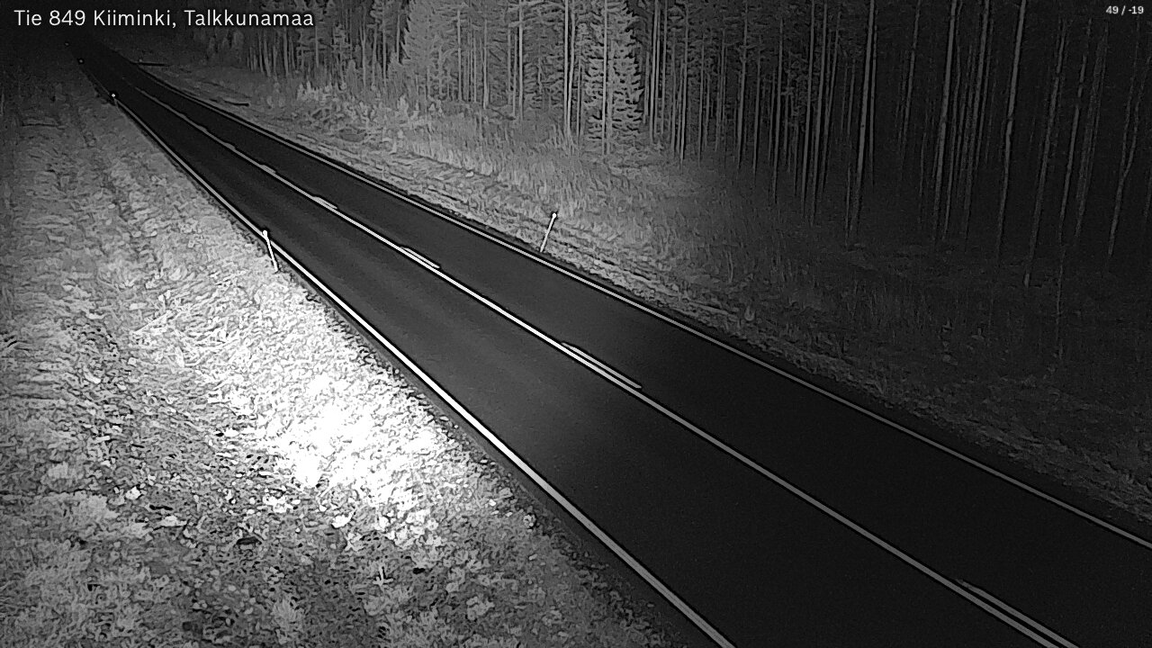 Kelikamerat Kuva Tie 849 Kiiminki, Talkkunamaa, Oulu, Pohjois-Pohjanmaa