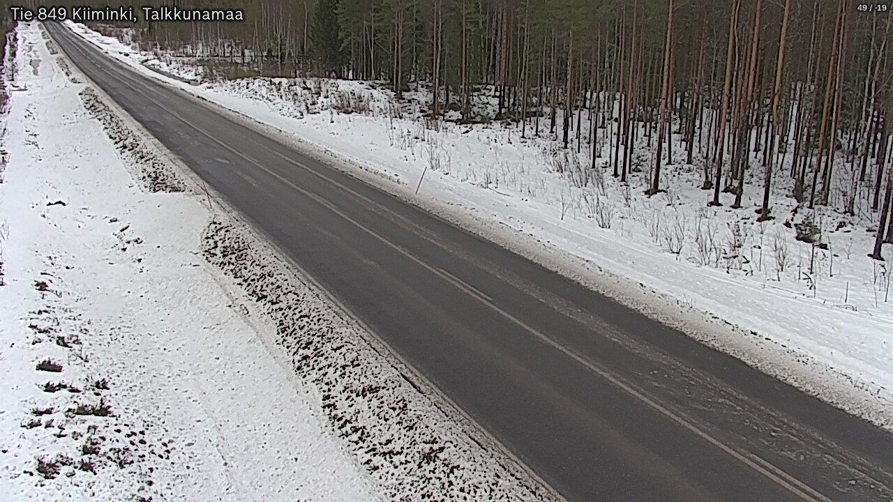 Kelikamerat Kuva Tie 849 Kiiminki, Talkkunamaa, Oulu, Pohjois-Pohjanmaa