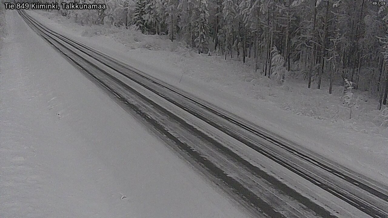 Kelikamerat Kuva Tie 849 Kiiminki, Talkkunamaa, Oulu, Pohjois-Pohjanmaa