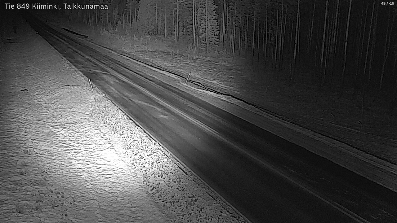 Kelikamerat Kuva Tie 849 Kiiminki, Talkkunamaa, Oulu, Pohjois-Pohjanmaa