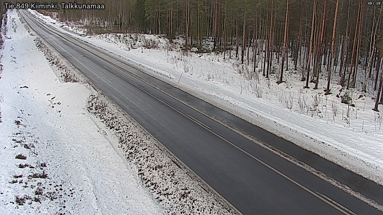 Kelikamerat Kuva Tie 849 Kiiminki, Talkkunamaa, Oulu, Pohjois-Pohjanmaa