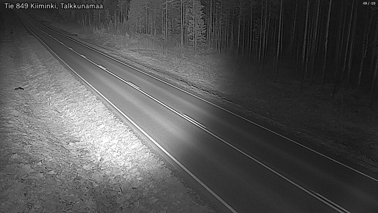Kelikamerat Kuva Tie 849 Kiiminki, Talkkunamaa, Oulu, Pohjois-Pohjanmaa