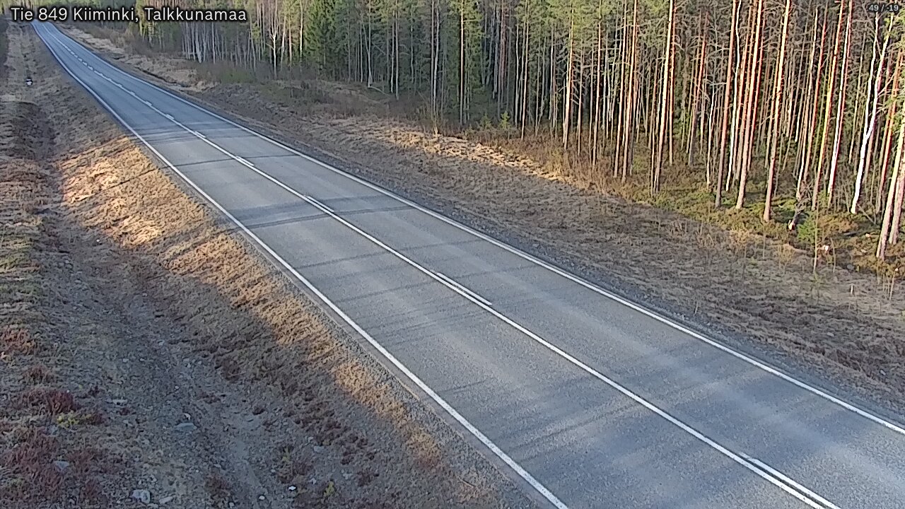 Kelikamerat Kuva Tie 849 Kiiminki, Talkkunamaa, Oulu, Pohjois-Pohjanmaa