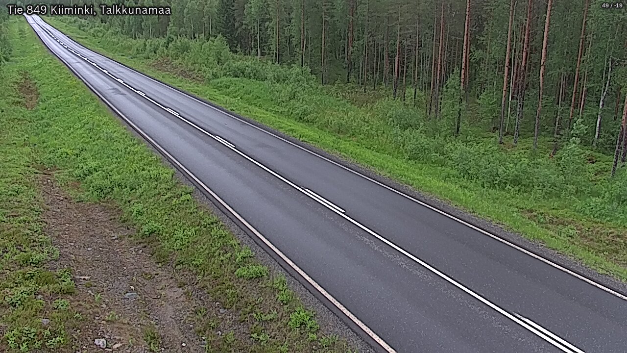 Kelikamerat Kuva Tie 849 Kiiminki, Talkkunamaa, Oulu, Pohjois-Pohjanmaa