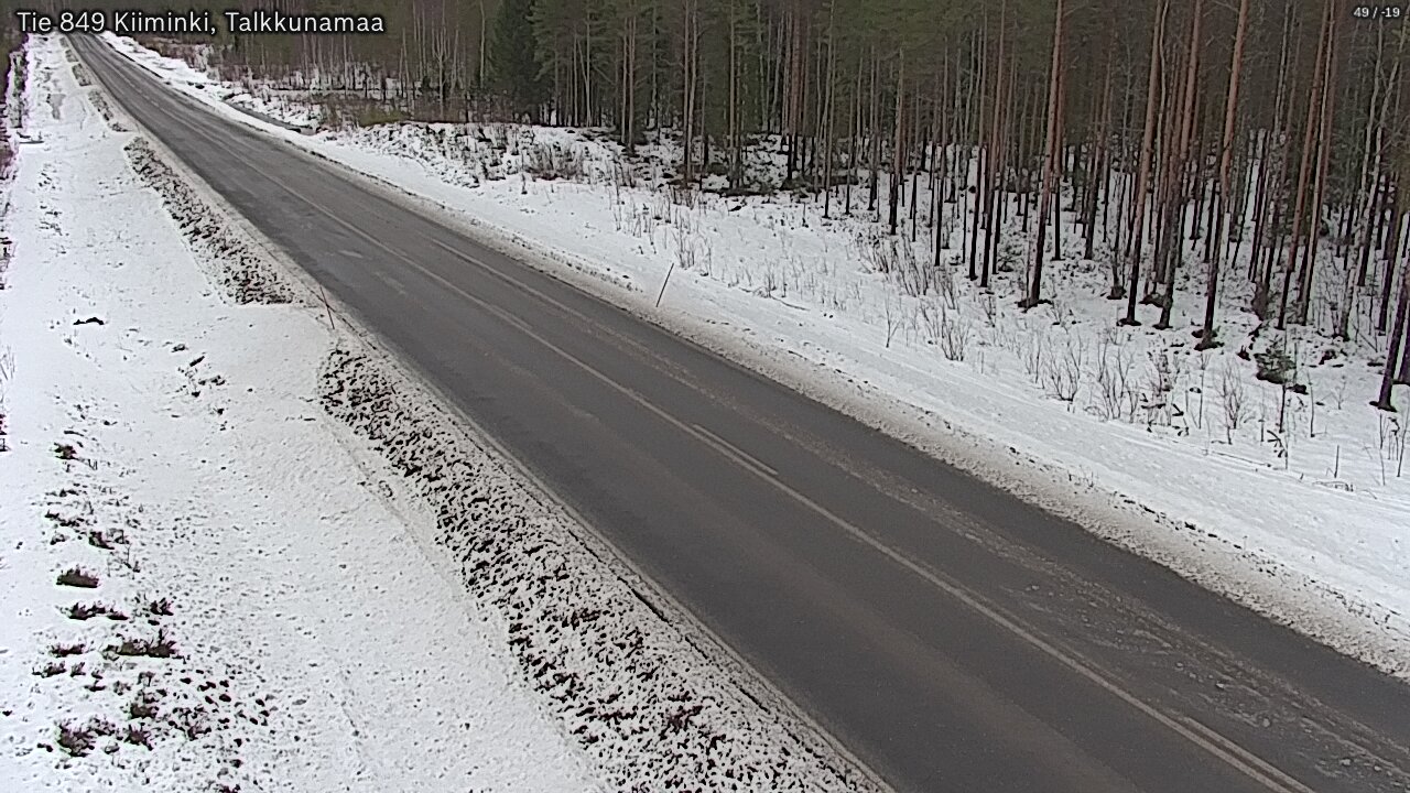 Kelikamerat Kuva Tie 849 Kiiminki, Talkkunamaa, Oulu, Pohjois-Pohjanmaa