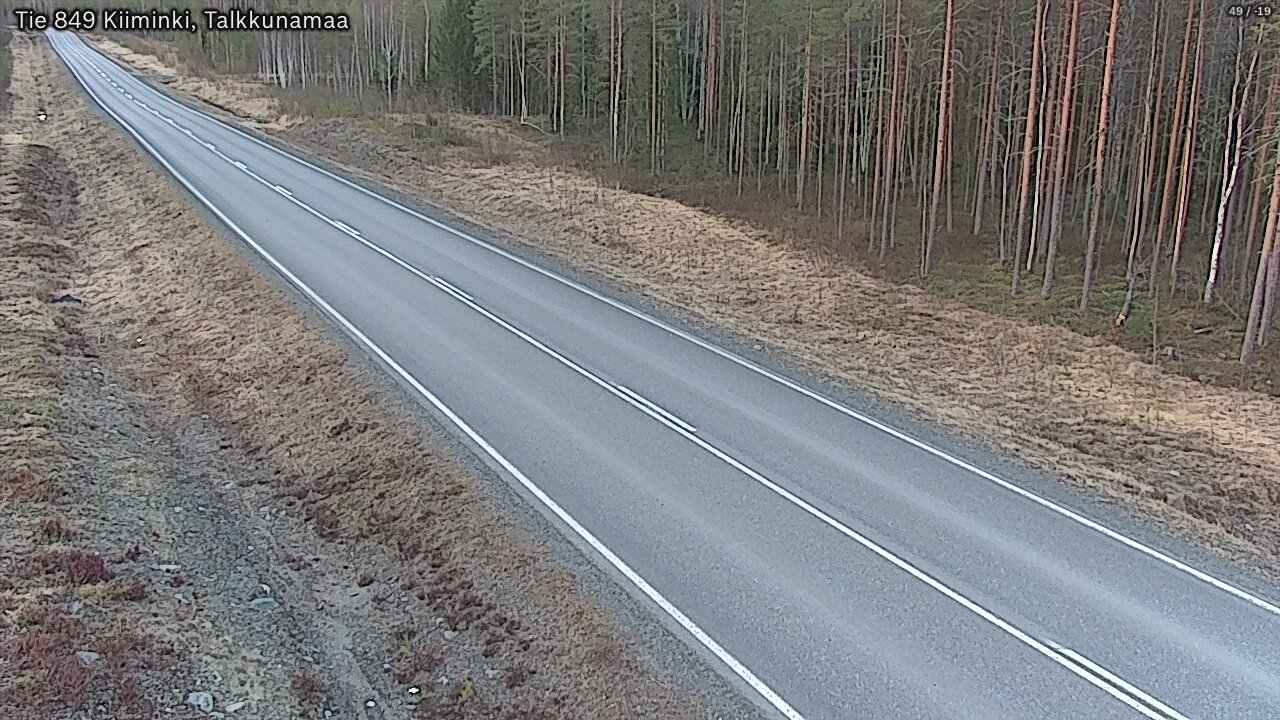 Kelikamerat Kuva Tie 849 Kiiminki, Talkkunamaa, Oulu, Pohjois-Pohjanmaa