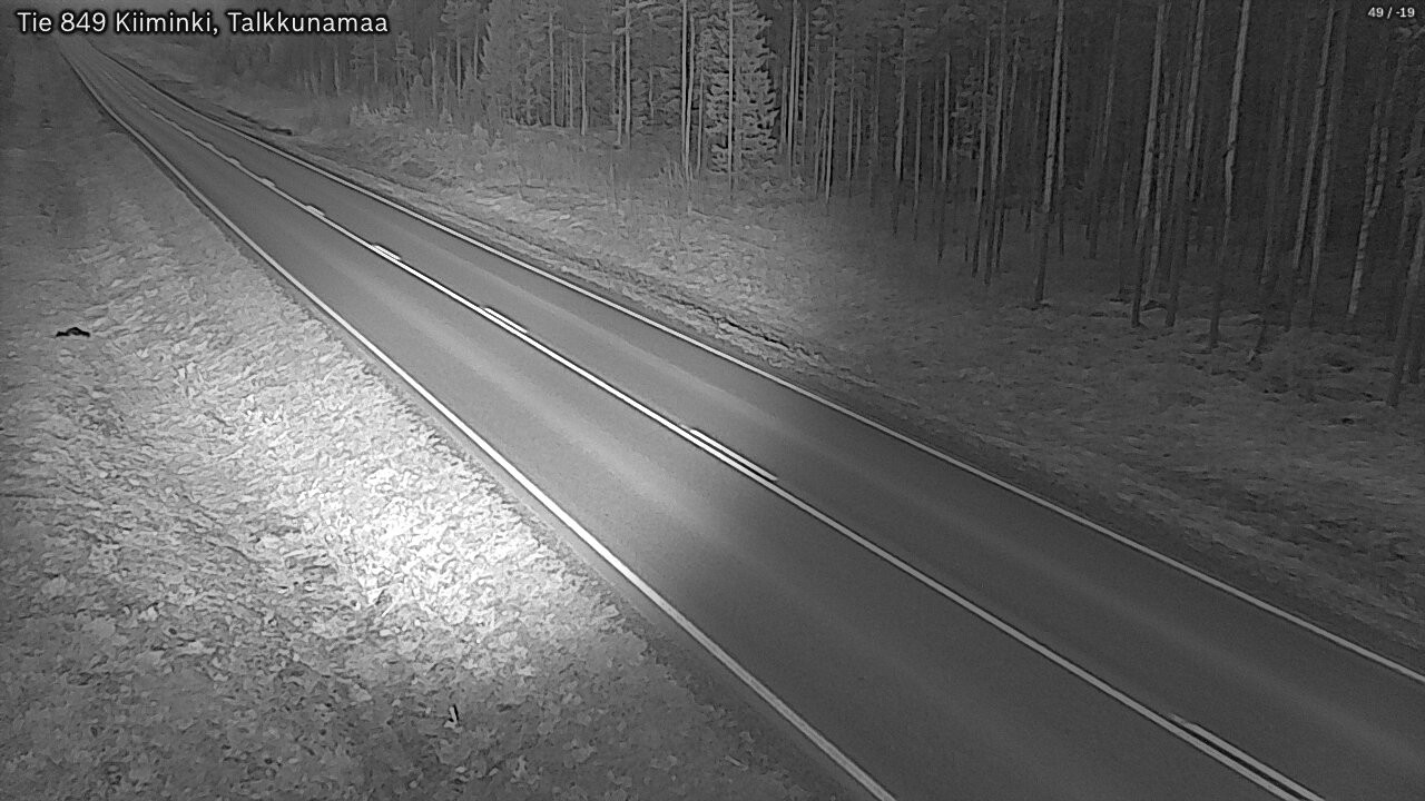 Kelikamerat Kuva Tie 849 Kiiminki, Talkkunamaa, Oulu, Pohjois-Pohjanmaa
