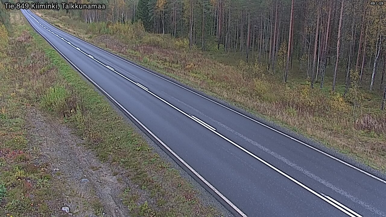 Kelikamerat Kuva Tie 849 Kiiminki, Talkkunamaa, Oulu, Pohjois-Pohjanmaa
