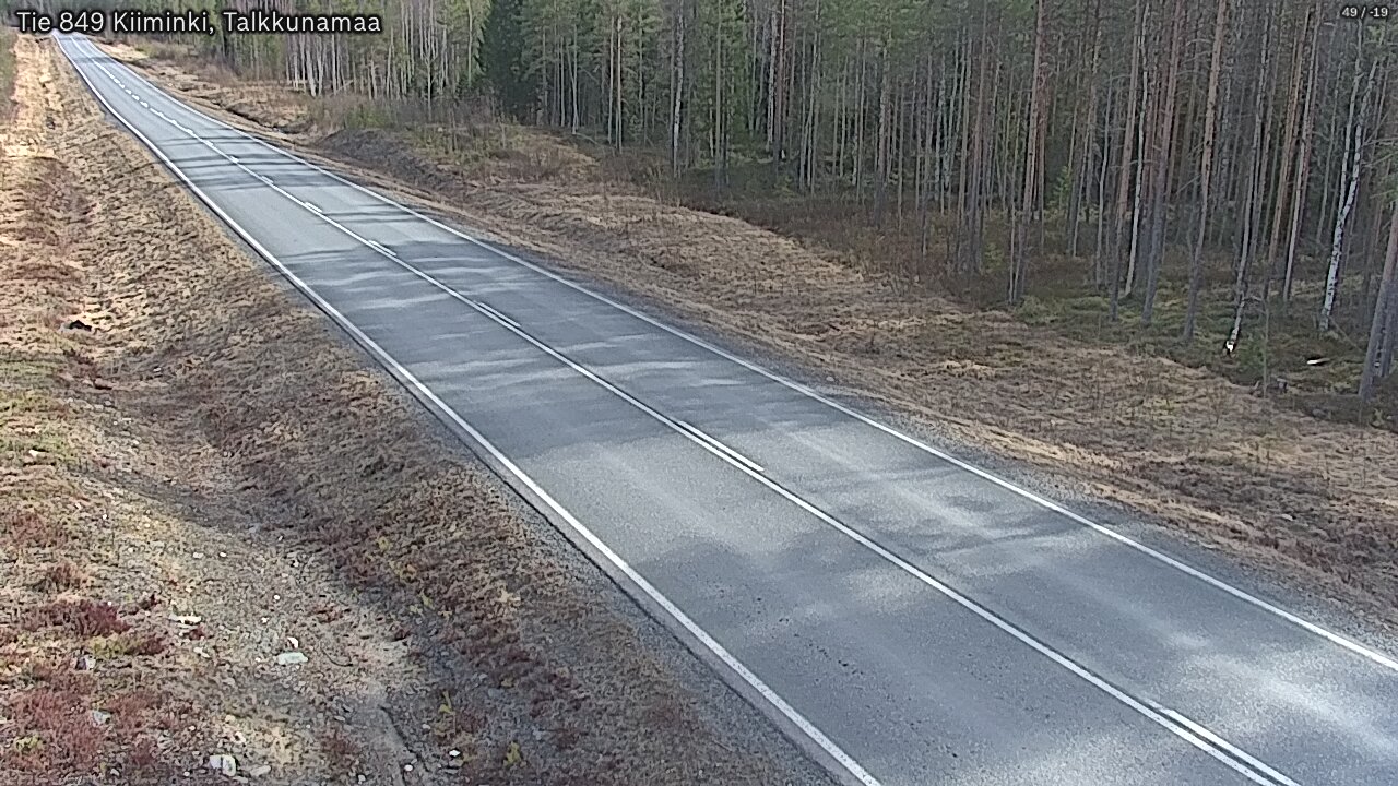Kelikamerat Kuva Tie 849 Kiiminki, Talkkunamaa, Oulu, Pohjois-Pohjanmaa