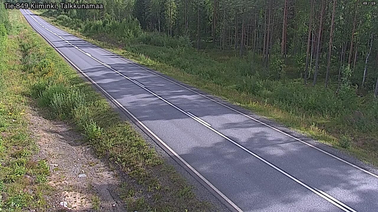 Kelikamerat Kuva Tie 849 Kiiminki, Talkkunamaa, Oulu, Pohjois-Pohjanmaa