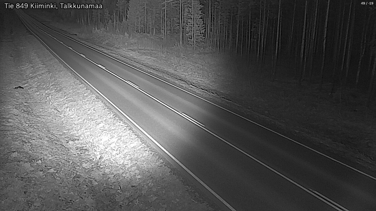 Kelikamerat Kuva Tie 849 Kiiminki, Talkkunamaa, Oulu, Pohjois-Pohjanmaa