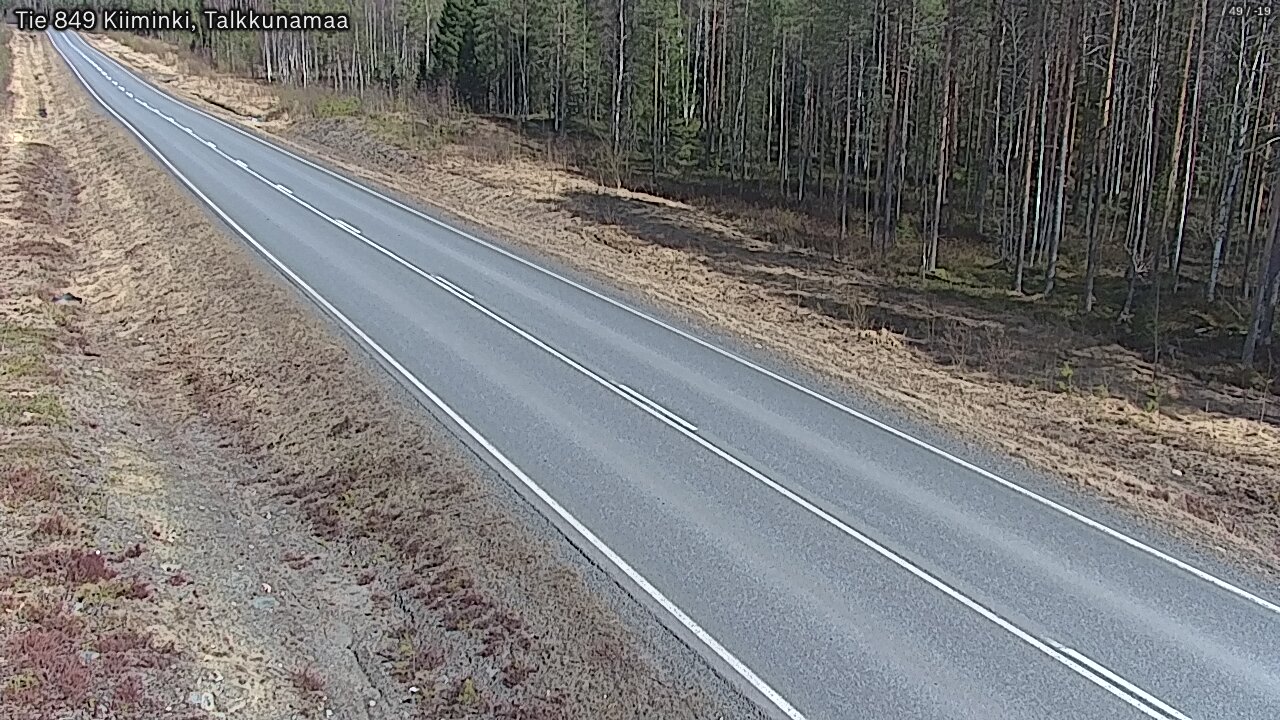 Kelikamerat Kuva Tie 849 Kiiminki, Talkkunamaa, Oulu, Pohjois-Pohjanmaa