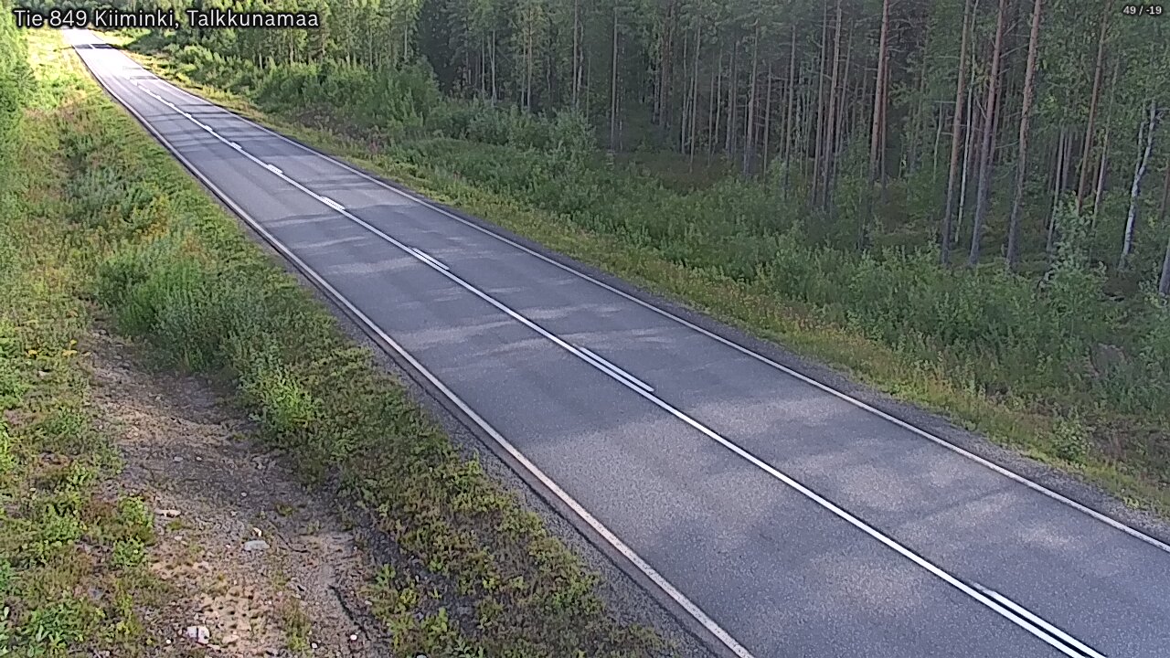 Kelikamerat Kuva Tie 849 Kiiminki, Talkkunamaa, Oulu, Pohjois-Pohjanmaa