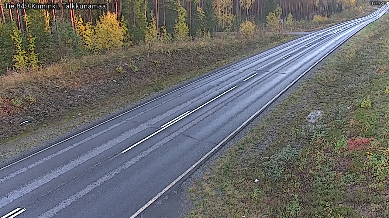 Kelikamerat Kuva Tie 849 Kiiminki, Talkkunamaa, Oulu, Pohjois-Pohjanmaa