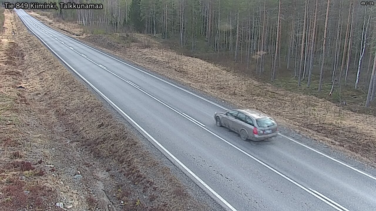 Kelikamerat Kuva Tie 849 Kiiminki, Talkkunamaa, Oulu, Pohjois-Pohjanmaa