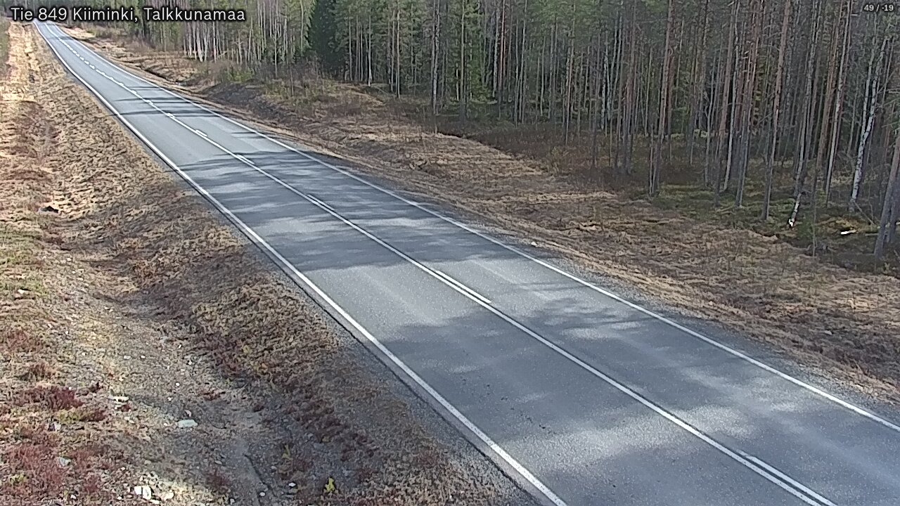 Kelikamerat Kuva Tie 849 Kiiminki, Talkkunamaa, Oulu, Pohjois-Pohjanmaa